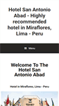 Mobile Screenshot of hotelsanantonioabad.com